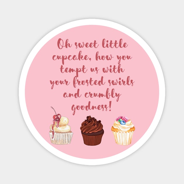 Cupcake lover Magnet by DKZstore